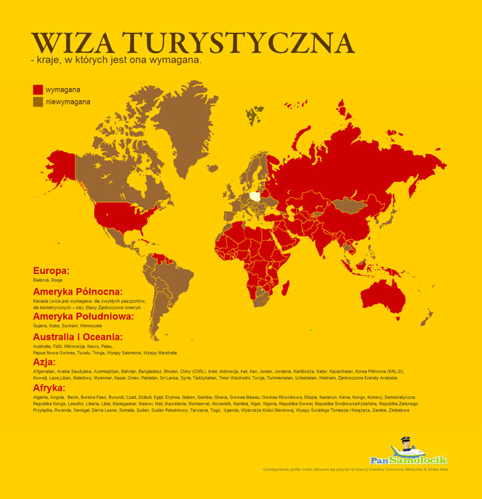 infografika wiza turystyczna