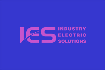 IES – logo dla firmy z branży elektronicznej