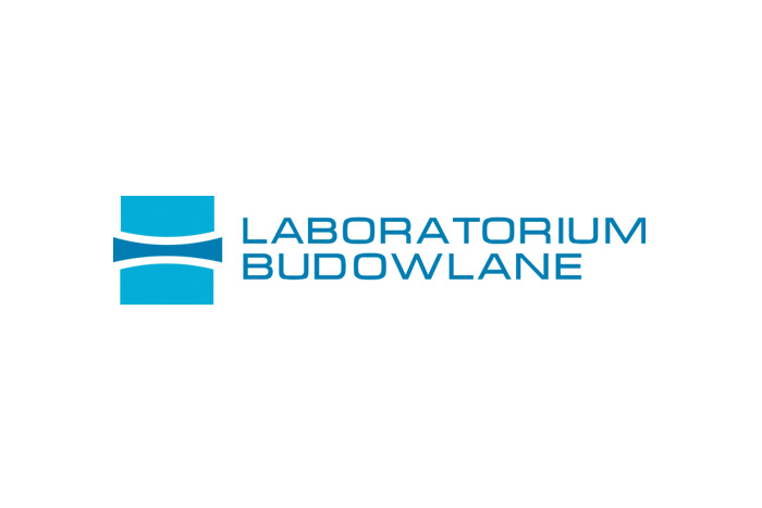Laboratorium Budowlane - projekt logo dla firmy budowlanej
