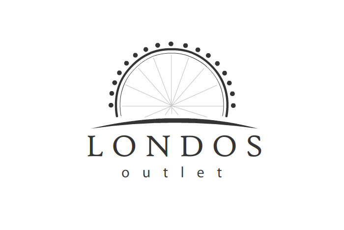 Projekt logo Londons Outlet - logo dla firmy odzieżowej