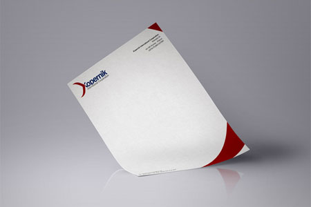 projekt papieru firmowego