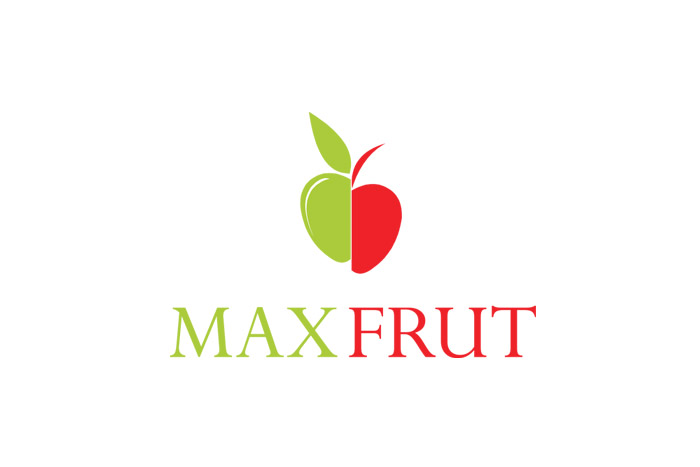 projekt logo - MAXFRUT - logo dla firmy przetwórczej spożywczej