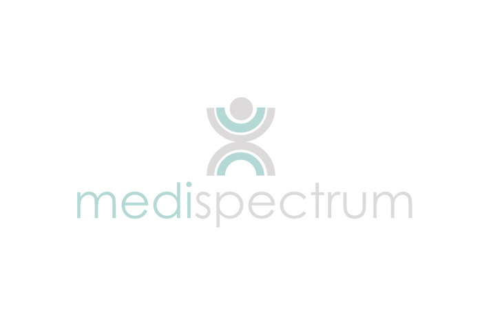 projekt logo - mediaspectrum - logo dla firmy medycznej