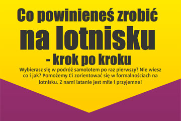 Infografika – na lotnisku krok po kroku