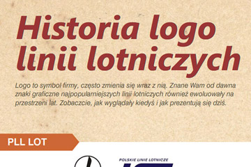 Historia logo linii lotniczych – Infografika