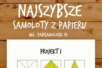 Samoloty z papieru – infografika