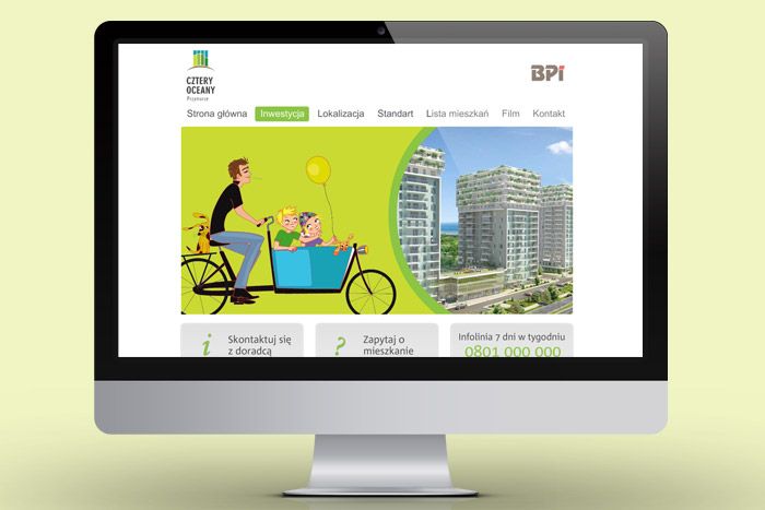 strona internetowa cztery oceany