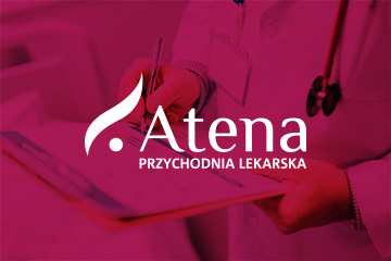 Logo dla przychodni lekarskiej Atena