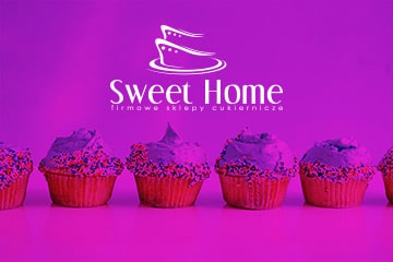 Sweet Home / projekt logo dla cukierni