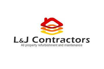 L&J Contractors – logo dla firmy budowlanej/remontowej