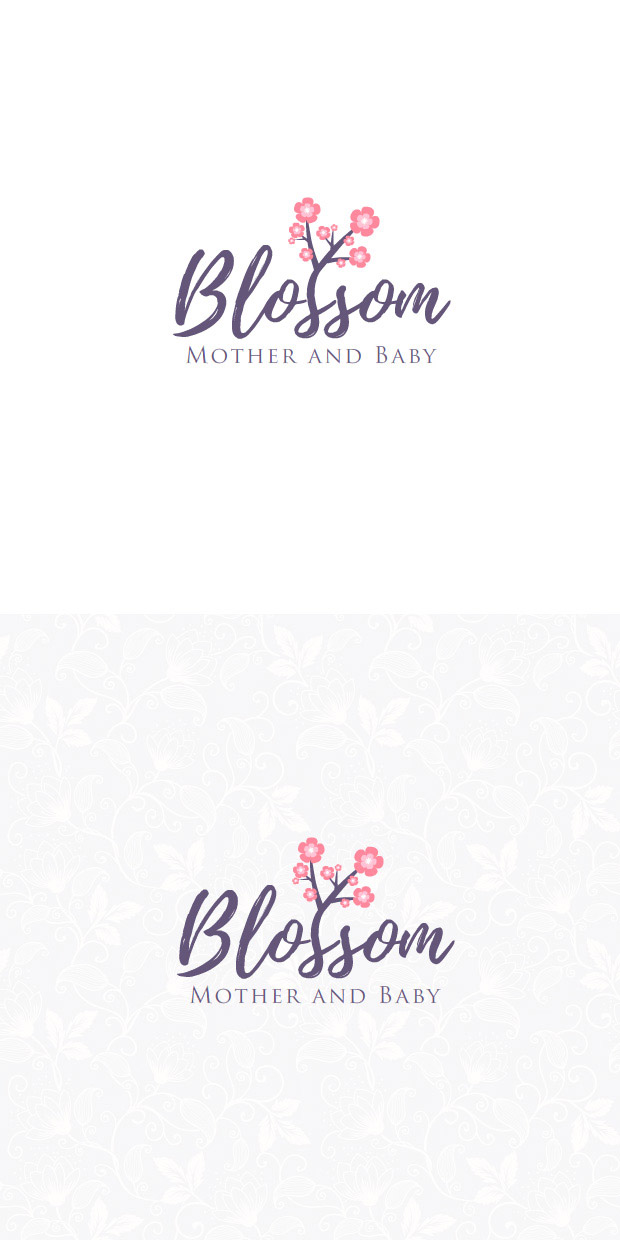 logotyp dla firmy kosmetycznej Blossom