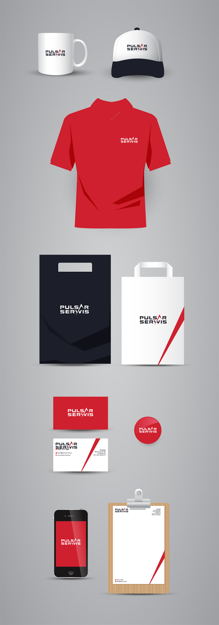 Identyfikacja wizualna dla firmy elektrycznej