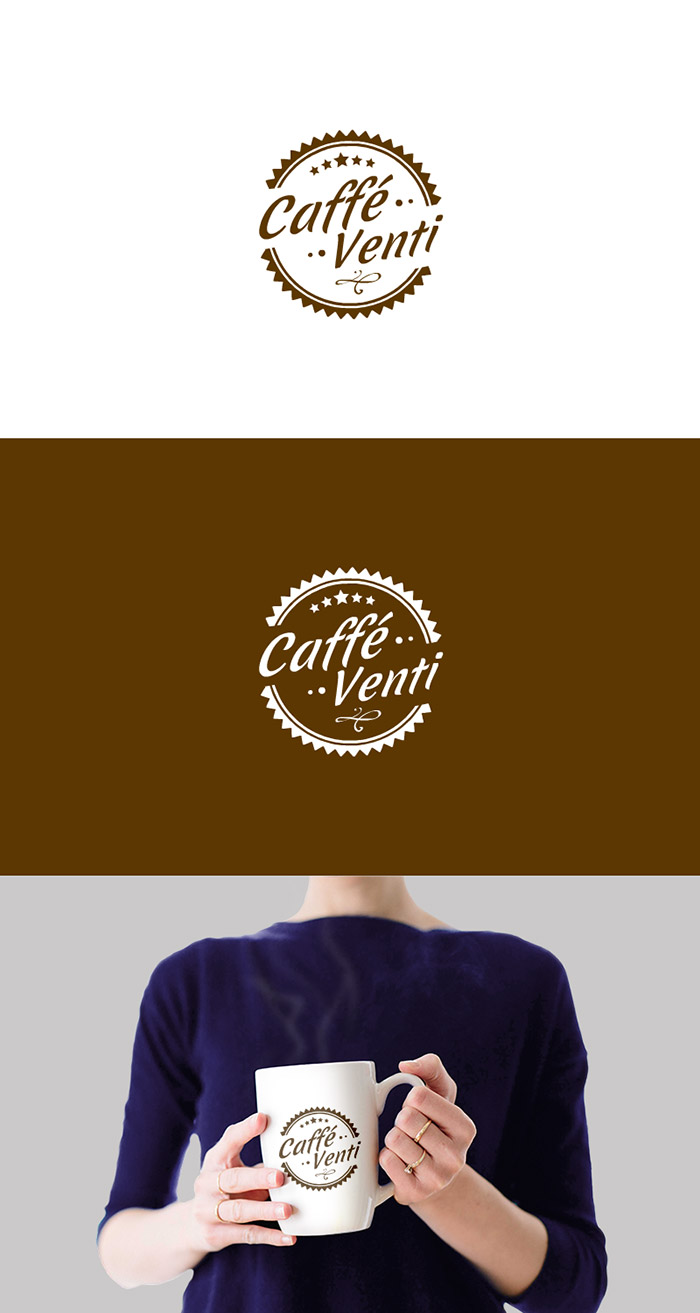 logotyp dla kawiarni