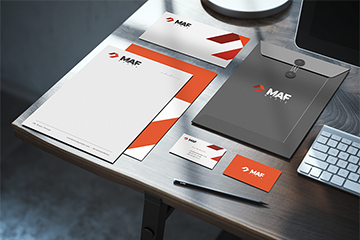 MAF MEBLE / logo oraz identyfikacji wizualnej dla producenta mebli