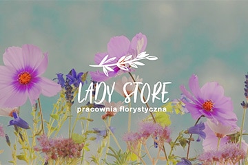 Logo dla firmy florystycznej – LADY STORE