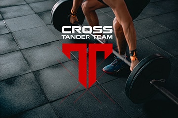 CROSS TANDER TEAM / logo dla siłowni