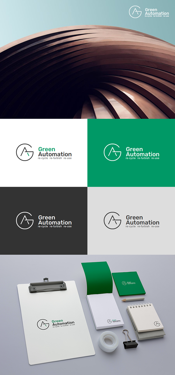 projektowanie logo green automation