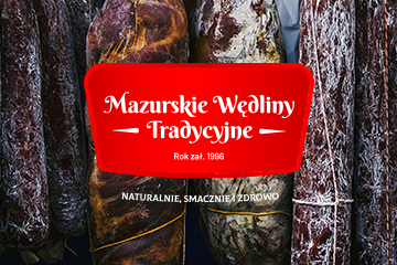 Mazurskie wędliny – projekt logo