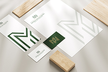 MW – logo oraz identyfikacja wizualna dla kancelarii adwokackiej