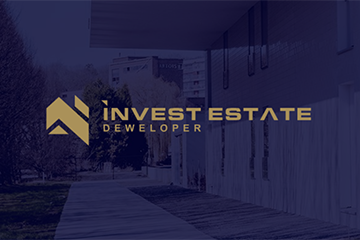 INVEST ESTATE / projekt logo dla firmy inwestycyjnej