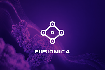 FUSIOMICA – logo dla firmy medycznej AI