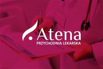 Logo dla przychodni lekarskiej Atena