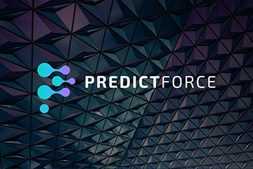 Projektowanie logo i identyfikacja wizualna dla firm 11 PredictForce – firma technologiczna