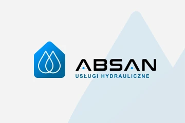 Projektowanie logo oraz identyfikacji wizualnej – Lublin 15 ABSAN usługi hydrauliczne