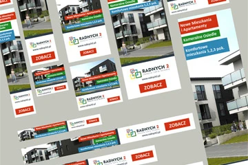Banery dla kampanii Adwords / Developer Radnych2