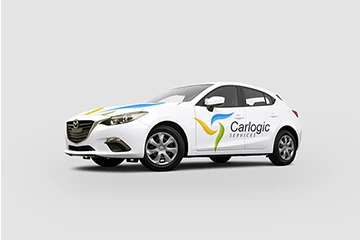 Carlogic / logo oraz oklejenie auta