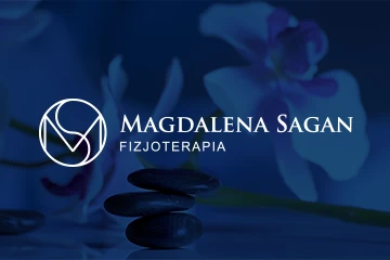 Projektowanie logo oraz identyfikacji wizualnej – Lublin 33 MAGDALENA SAGAN – logo dla gabinetu fizjoterapii