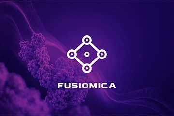 Projektowanie logo i identyfikacja wizualna dla firm 22 FUSIOMICA – medycyna i AI