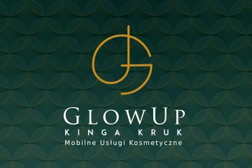 Logo dla firmy AI - sztucznej inteligencji 16 GlowUp / logo dla firmy kosmetycznej