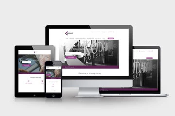 Strona Kodar – projekt strony internetowej dla firmy ubezpieczeniowej