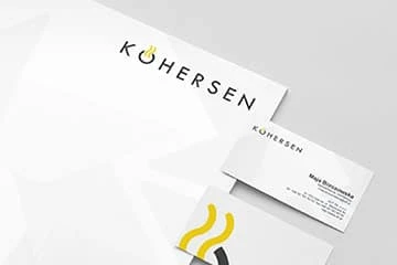 Projektowanie logo i identyfikacja wizualna dla firm 20 KOHERSEN – marka technologiczna