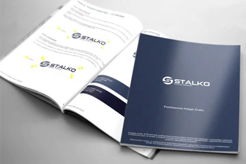 Projektowanie logo oraz identyfikacji wizualnej – Lublin 26 STALKO – księga identyfikacji wizualnej