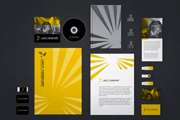 Projektowanie logo i identyfikacja wizualna dla firm 7 LIGHT DESIGNER – oświetlenie koncertowe