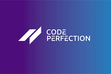 Projektowanie logo i identyfikacja wizualna dla firm 61 CODE PERFECTION / logo firmy informatycznej