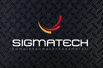 Logo dla firmy AI - sztucznej inteligencji 8 SIGMATECH – logo dla firmy produkcyjnej